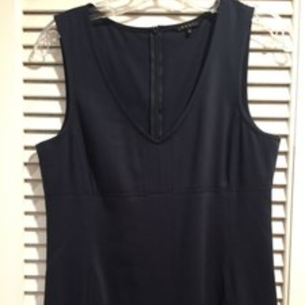 Theory Navy Wool Dress